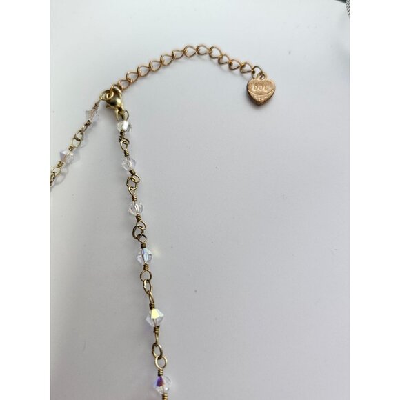 **Sale** DOL 2 strand cut AB crystals and pearl necklace - Picture 9 of 11